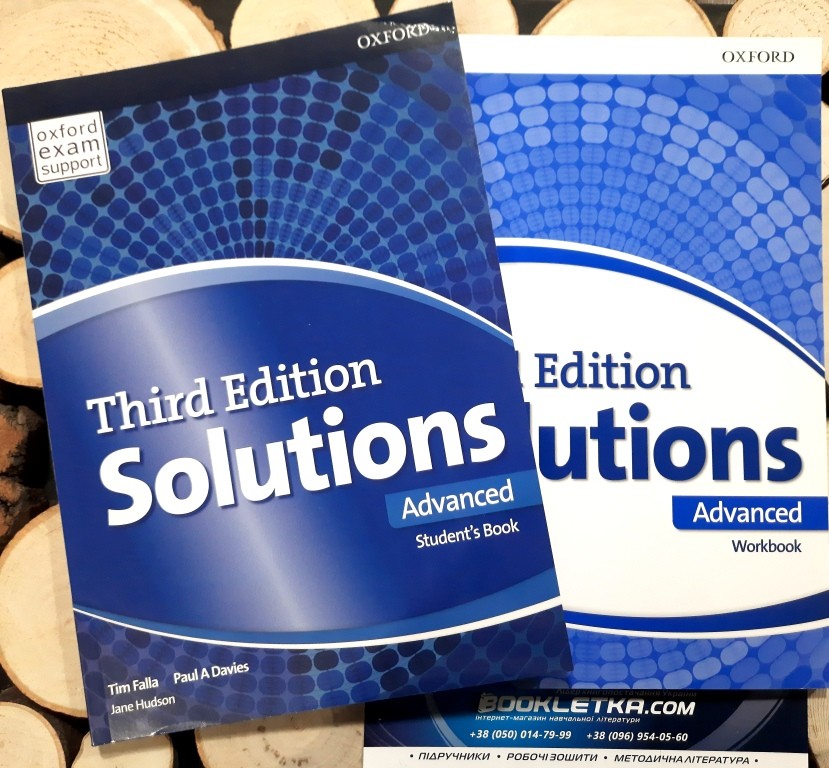 Solutions Advanced Комплект Student's Book + Workbook Підручник + зошит 3rd edition Oxford