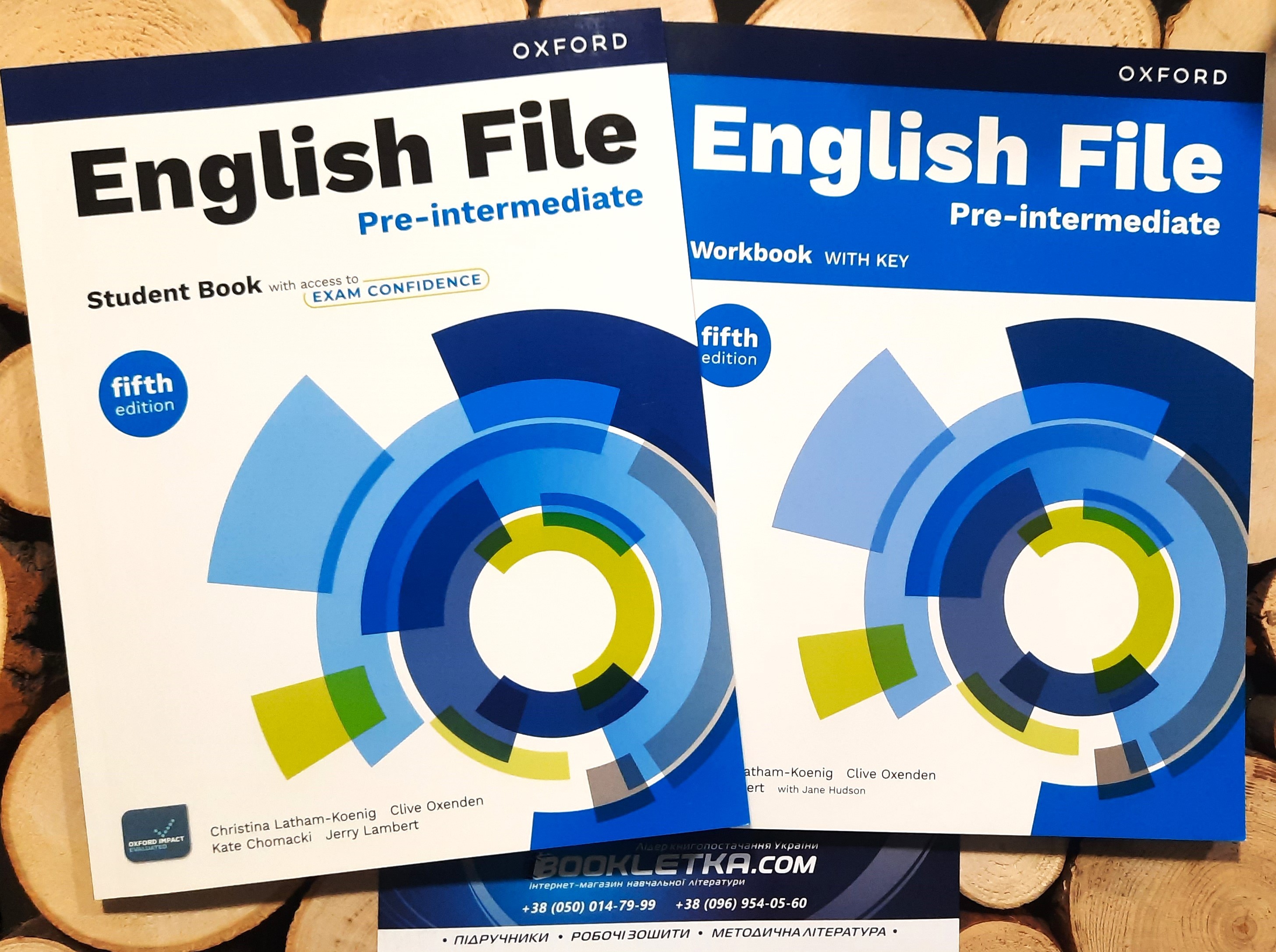 English File Pre-intermediate 5 видання Student's Book + Workbook Pearson Підручник + зошит