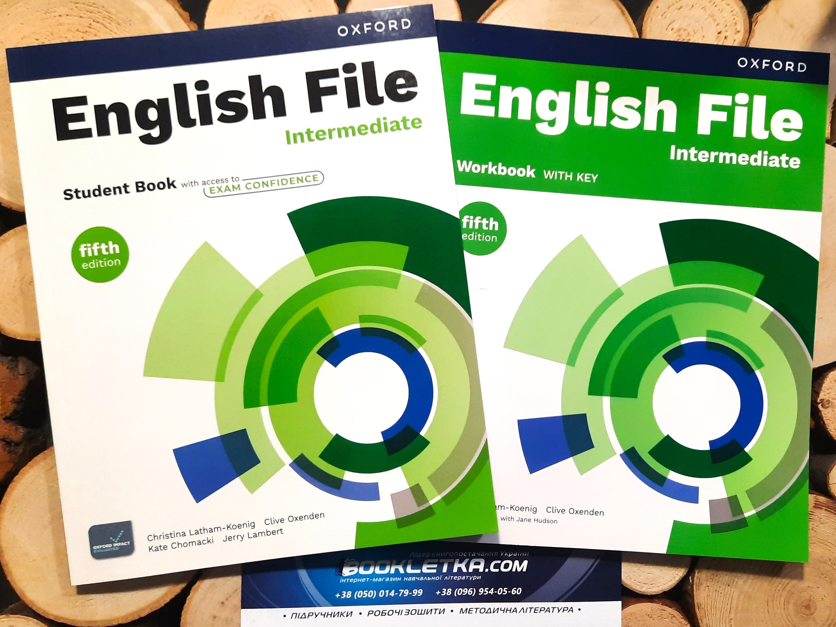 English File Intermediate 5 видання Student's Book + Workbook Pearson Підручник + зошит