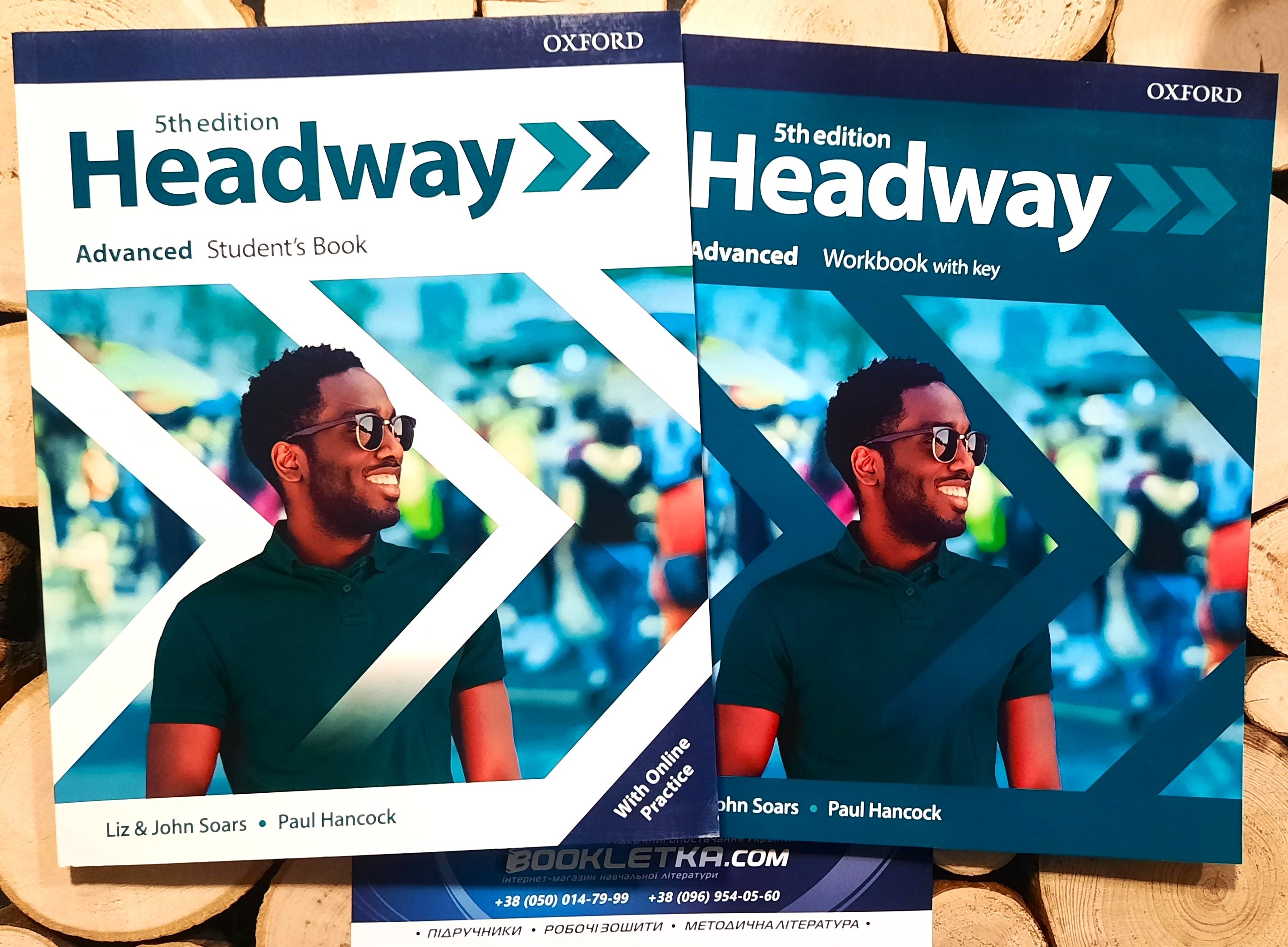 New Headway Advanced 5 видання Комплект Student's Book + Workbook Pearson Підручник + зошит