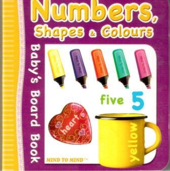 Книжка-словник Numbers, shapes & colours