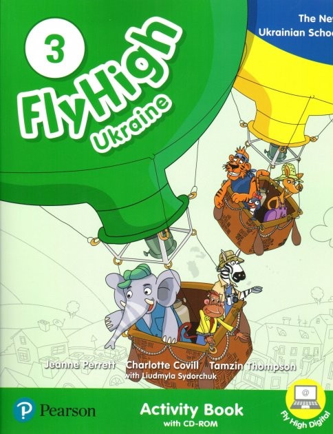 Fly High 3 Ukraine Activity Book with CD-ROM