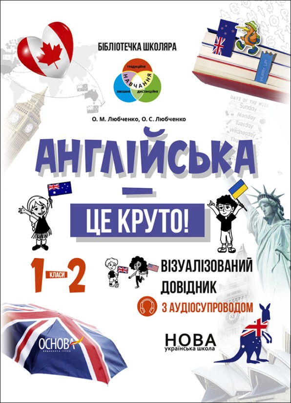 Англійська - це круто Візуалізований довідник 1-2 класи