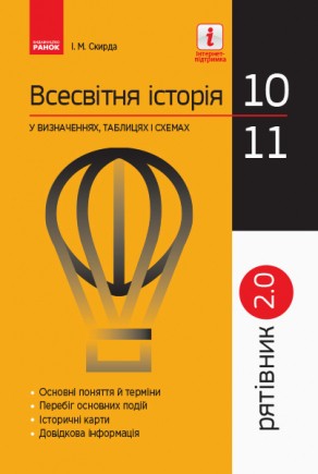 Рятівник Всесвітня історія у визначеннях таблицях і схемах 10-11класи