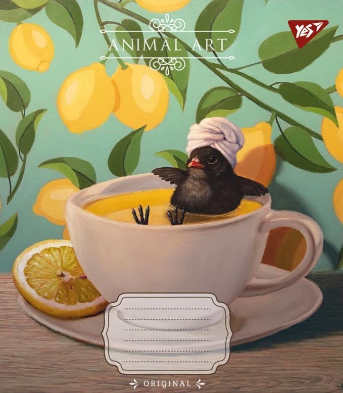 Зошит шкільний 48 аркушів лінія YES Animal art