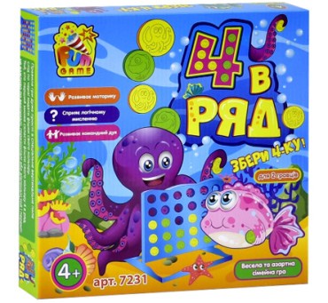 Гра логічна 4 в ряд fungame