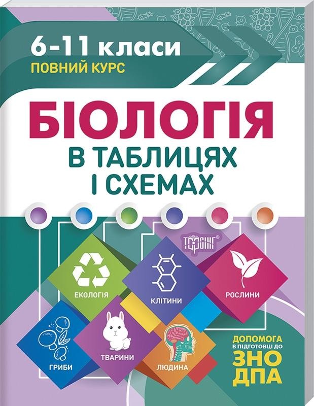 Біологія в таблицях і схемах 6–11 класи Повний курс