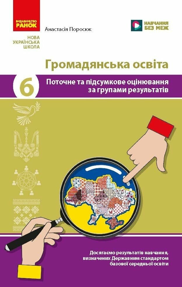 Громадянська освіта 6 клас Поточне та підсумкове оцінювання за групами результатів НУШ