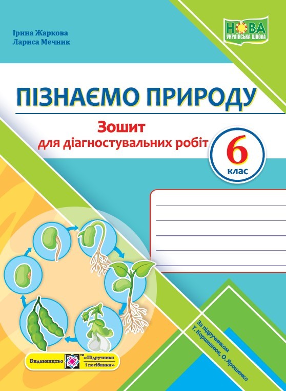 Пізнаємо природу 6 клас Діагностувальні роботи (до підручика Коршевнюк) НУ