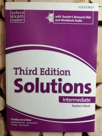 Solutions Intermediate Teacher's Book and CD-ROM 3rd edition
