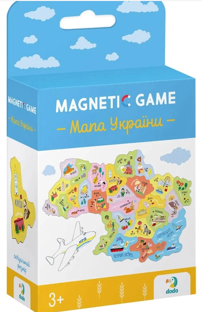 Пазл магнітний Dodo Мапа України 28 елементів