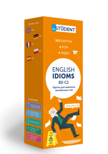 Картки для вивчення англійських слів English Idioms B2-C1 English Student
