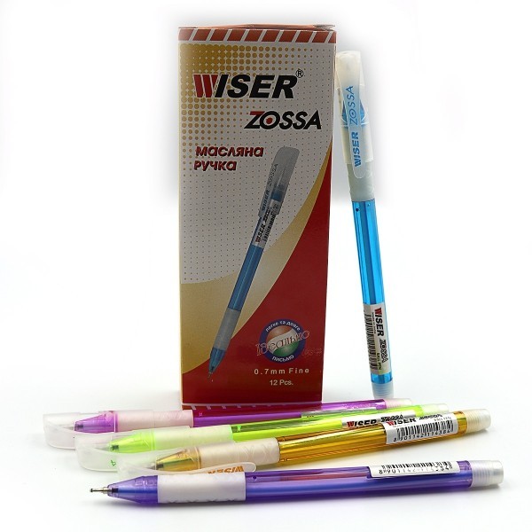 Масляна ручка Zossa Wiser Синя (кольоровий корпус)