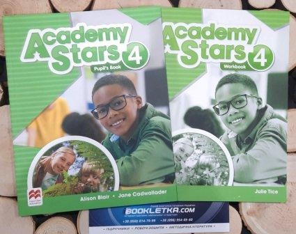 Academy Stars 4 Комплект Підручник + Зошит