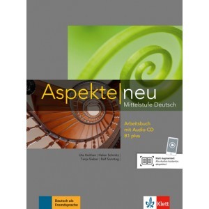 Aspekte 1 Neu B1+ Arbeitsbuch mit Audio-CD