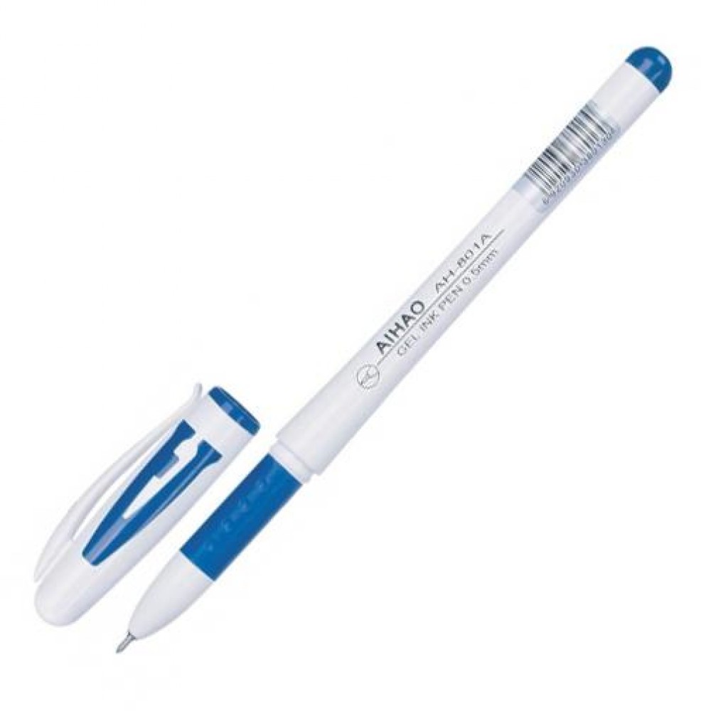 Гелева ручка AIHAO 801A (синя)