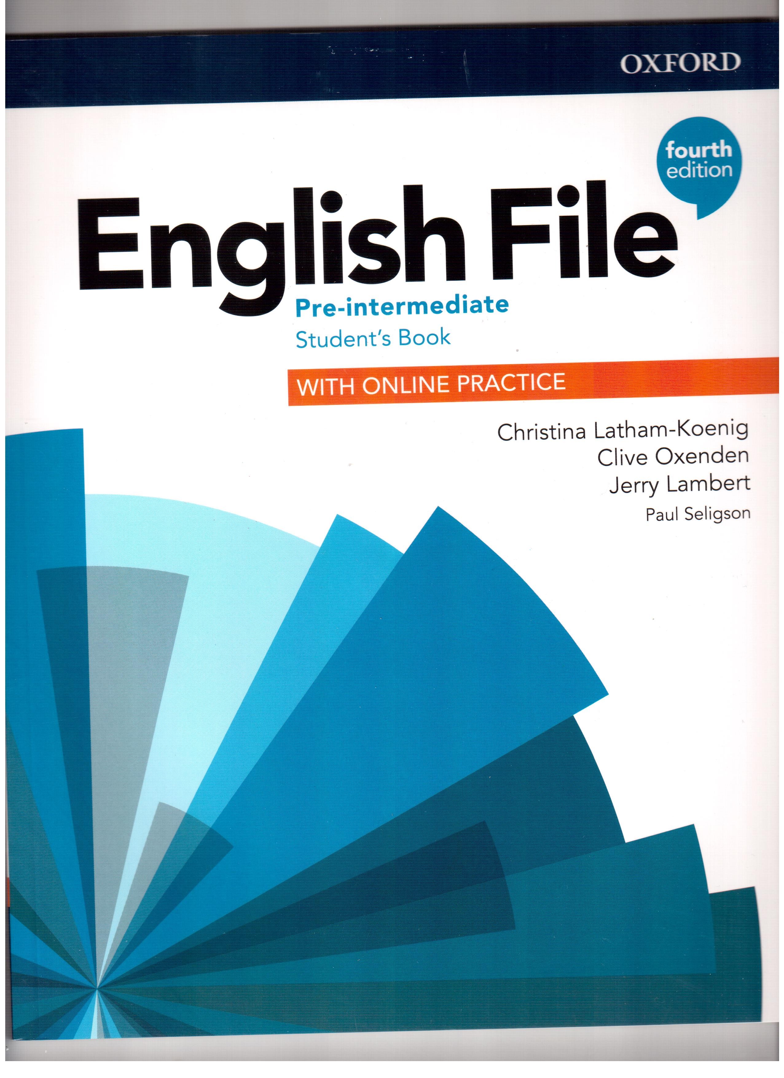 English File 4th Edition Pre-intermediate Student's Book with Online Practice