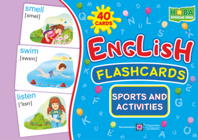 English flashcards Sports and activities