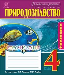 Природознавство 4 клас Робочий зошит до підр. Гладюк За оновленою програмою