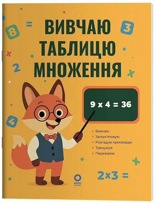 Вивчаю таблицю множення Юрченко НУШ