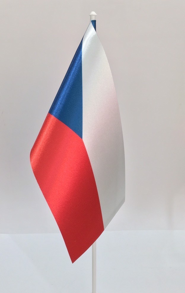 Прапор Чехія 10*20 (без підставки)