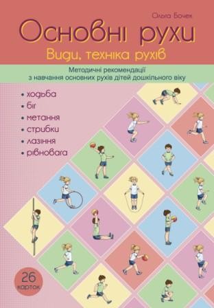 Дидактичний матеріал Основні рухи Види, техніка рухів