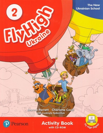 Fly High 2 Ukraine Activity Book + CD