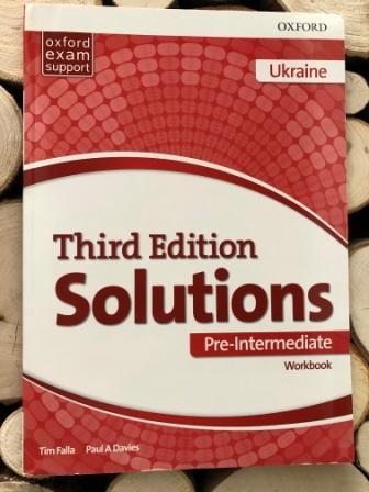 Solutions Pre-Intermediate Workbook and Audio Pack (UA) 3rd edition