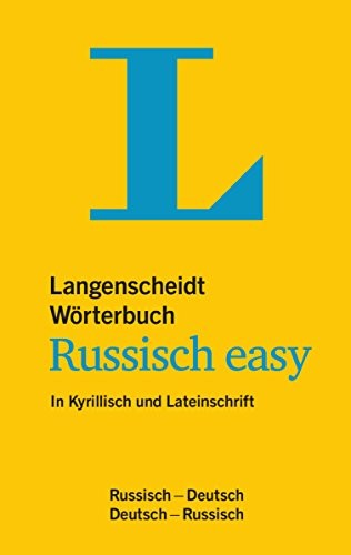 Langenscheidt Wörterbuch Russisch easy In Kyrillisch und Lateinschrift