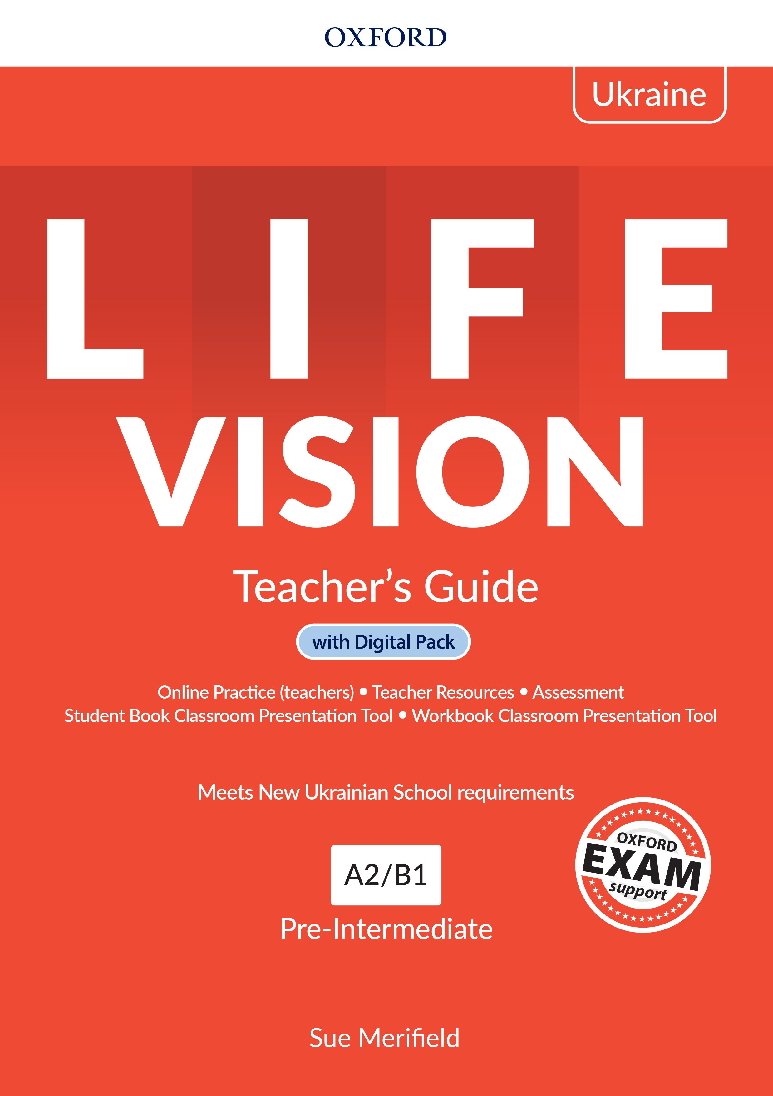 Life Vision Pre-Intermediate A2-B1 Teacher`s Guide with Digital Pack for Ukraine