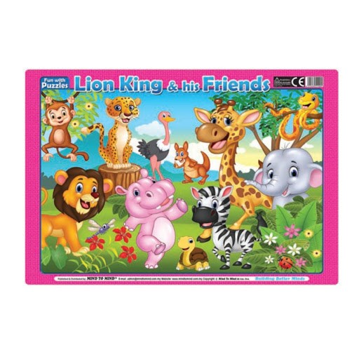 Puzzles Lion King and his Friends