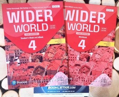 Wider World 4 Student's Book + Workbook Pearson Підручник + зошит