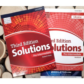 Solutions Pre-Intermediate Комплект Student's Book + Workbook Підручник + зошит 3rd edition Oxford