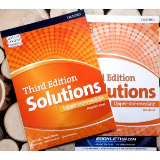 Solutions Upper-Intermediate Комплект Student's Book + Workbook Підручник + зошит 3rd edition Oxford