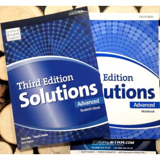 Solutions Advanced Комплект Student's Book + Workbook Підручник + зошит 3rd edition Oxford