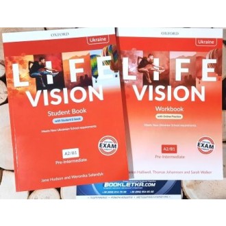 Life Vision Pre-Intermediate A2-B1 Комплект Підручник + Зошит