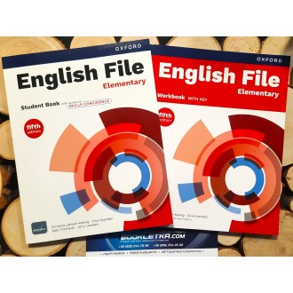 English File Elementary 5 видання Student's Book + Workbook Pearson Підручник + зошит