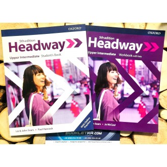 New Headway Upper-Intermediate 5 видання Комплект Student's Book + Workbook Pearson Підручник + зошит