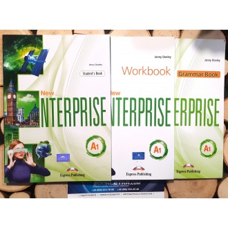 New Enterprise A1 Комплект Підручник + зошит+ граматика (Нью Ентерпрайз)