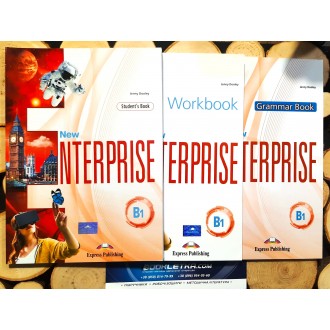 New Enterprise B1 Комплект Підручник + зошит+ граматика (Нью Ентерпрайз)