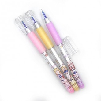 Ручка пиши-стирай 0,35 мм Girl GP-34252 Синя (гель)