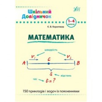 Шкільний довідничок Математика 1–4 класи