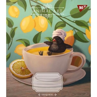 Зошит шкільний 48 аркушів лінія YES Animal art