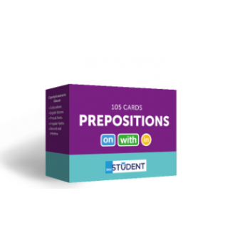 Картки для вивчення англійських слів Prepositions English Student