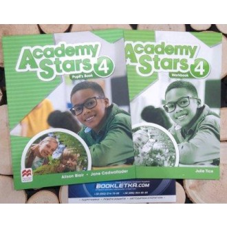 Academy Stars 4 Комплект Підручник + Зошит