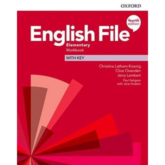 English File 4th Edition Elementary Workbook with key