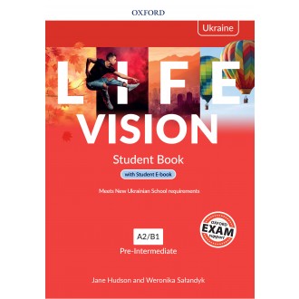 Life Vision Pre-Intermediate A2-B1 Student Book with e-Book for Ukraine