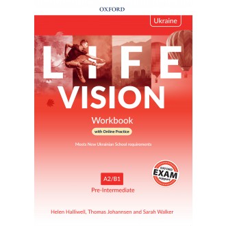 Life Vision Pre-Intermediate A2-B1 Workbook with Online Practice for Ukraine