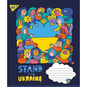 Зошит шкільний 24 аркуша клітинка YES Ukraine