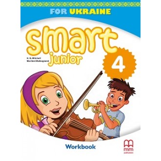 SMART JUNIOR FOR UKRAINE 4 WORKBOOK+ CD